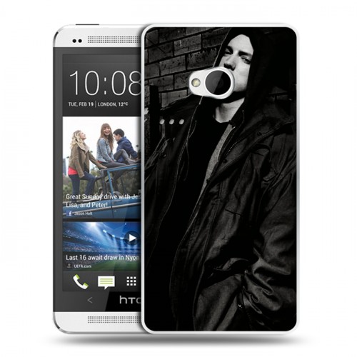 Дизайнерский пластиковый чехол для HTC One (M7) Dual SIM Eminem