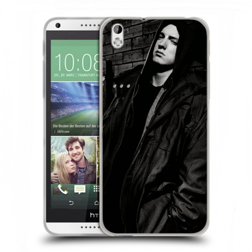 Дизайнерский пластиковый чехол для HTC Desire 816 Eminem