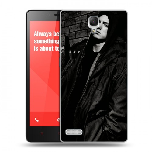 Дизайнерский силиконовый чехол для Xiaomi RedMi Note Eminem