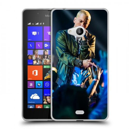 Дизайнерский пластиковый чехол для Microsoft Lumia 540 Eminem