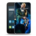 Дизайнерский пластиковый чехол для Alcatel One Touch Pixi 3 (4.0) Eminem
