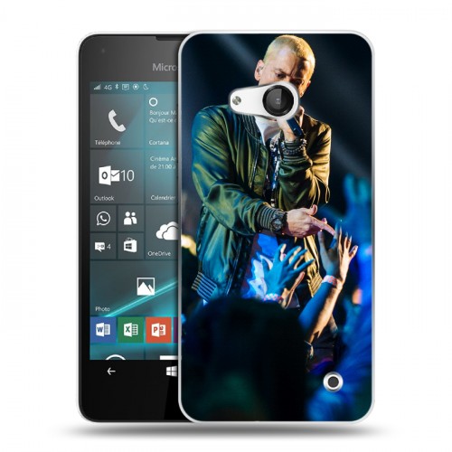 Дизайнерский пластиковый чехол для Microsoft Lumia 550 Eminem