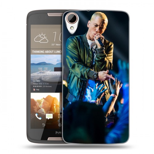 Дизайнерский пластиковый чехол для HTC Desire 828 Eminem