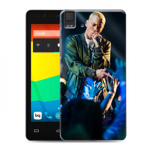 Дизайнерский силиконовый чехол для BQ Aquaris E4.5 Eminem