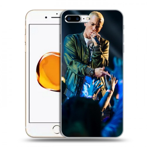 Дизайнерский пластиковый чехол для Iphone 7 Plus / 8 Plus Eminem