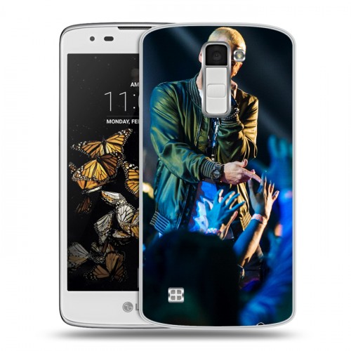 Дизайнерский пластиковый чехол для LG K8 Eminem