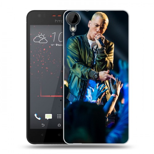 Дизайнерский пластиковый чехол для HTC Desire 825 Eminem