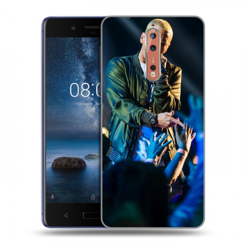 Дизайнерский пластиковый чехол для Nokia 8 Eminem