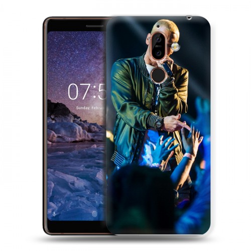 Дизайнерский пластиковый чехол для Nokia 7 Plus Eminem