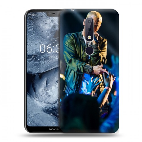 Дизайнерский силиконовый чехол для Nokia 6.1 Plus Eminem