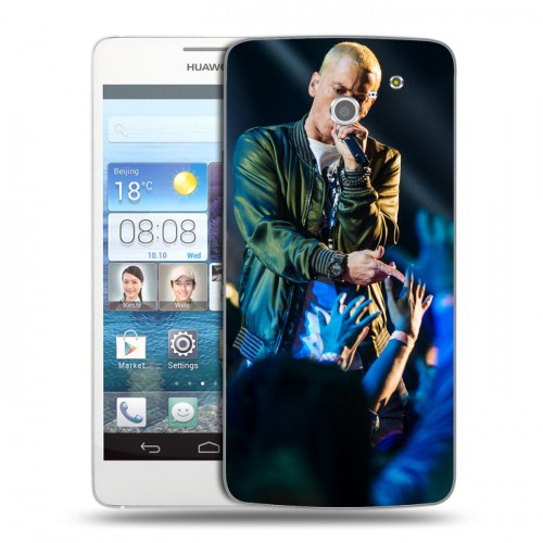 Дизайнерский пластиковый чехол для Huawei Ascend D2 Eminem