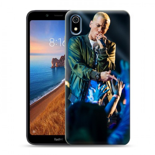 Дизайнерский силиконовый чехол для Xiaomi RedMi 7A Eminem