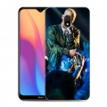 Дизайнерский силиконовый с усиленными углами чехол для Xiaomi RedMi 8A Eminem