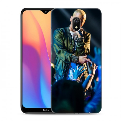 Дизайнерский силиконовый с усиленными углами чехол для Xiaomi RedMi 8A Eminem