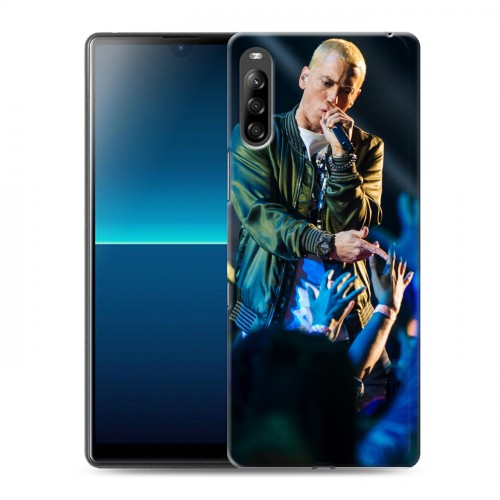 Дизайнерский силиконовый с усиленными углами чехол для Sony Xperia L4 Eminem