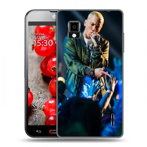 Дизайнерский пластиковый чехол для LG Optimus G Eminem