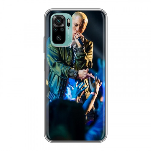 Дизайнерский силиконовый чехол для Xiaomi RedMi Note 10 Eminem