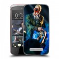 Дизайнерский пластиковый чехол для HTC Desire 500 Eminem