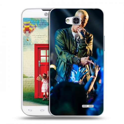 Дизайнерский пластиковый чехол для LG L80 Eminem