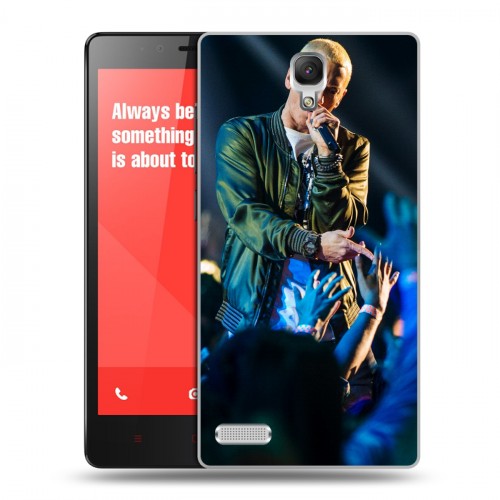 Дизайнерский силиконовый чехол для Xiaomi RedMi Note Eminem