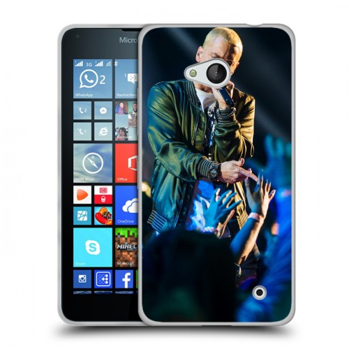 Дизайнерский пластиковый чехол для Microsoft Lumia 640 Eminem