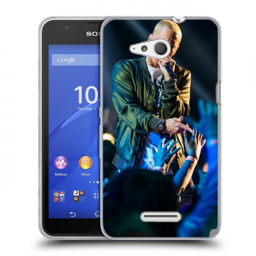 Дизайнерский пластиковый чехол для Sony Xperia E4g Eminem