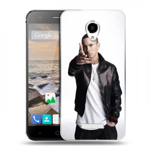 Дизайнерский силиконовый чехол для Micromax Canvas Spark Eminem