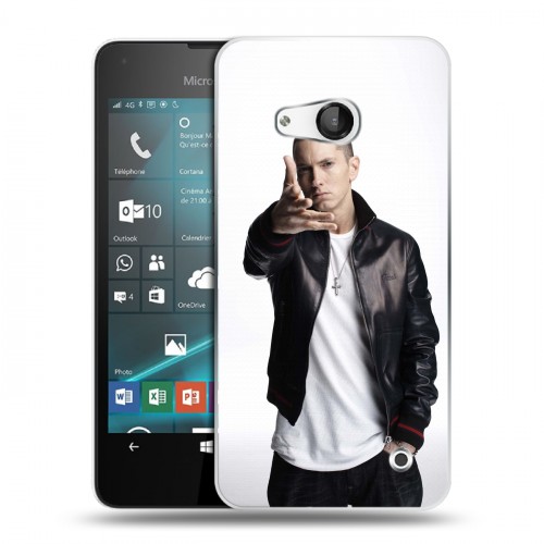 Дизайнерский пластиковый чехол для Microsoft Lumia 550 Eminem