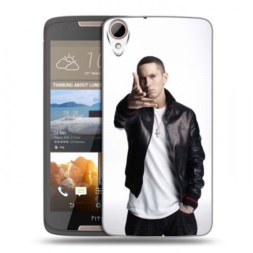 Дизайнерский пластиковый чехол для HTC Desire 828 Eminem