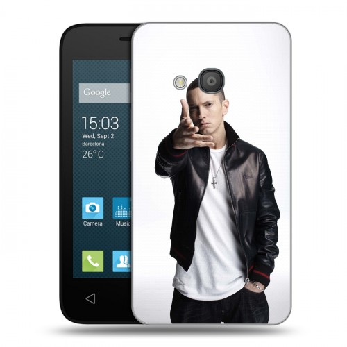 Дизайнерский силиконовый чехол для Alcatel One Touch Pixi 4 (4) Eminem