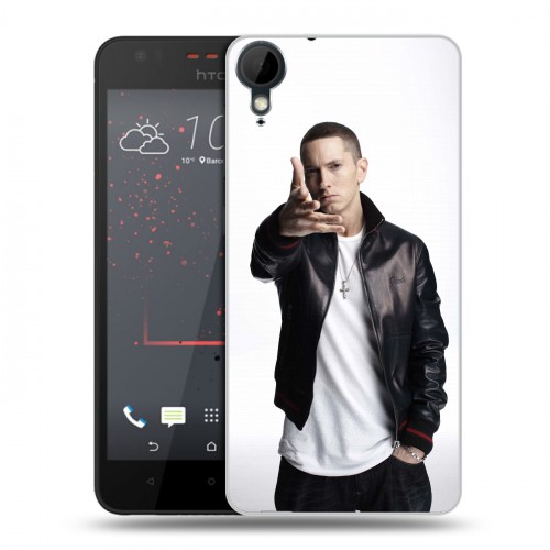 Дизайнерский пластиковый чехол для HTC Desire 825 Eminem