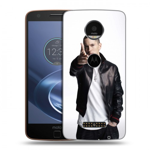 Дизайнерский пластиковый чехол для Lenovo Moto Z Eminem