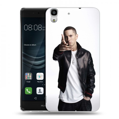 Дизайнерский пластиковый чехол для Huawei Y6II Eminem