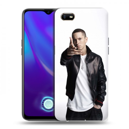 Дизайнерский силиконовый с усиленными углами чехол для OPPO A1k Eminem