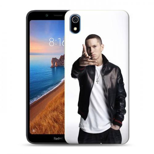 Дизайнерский силиконовый чехол для Xiaomi RedMi 7A Eminem