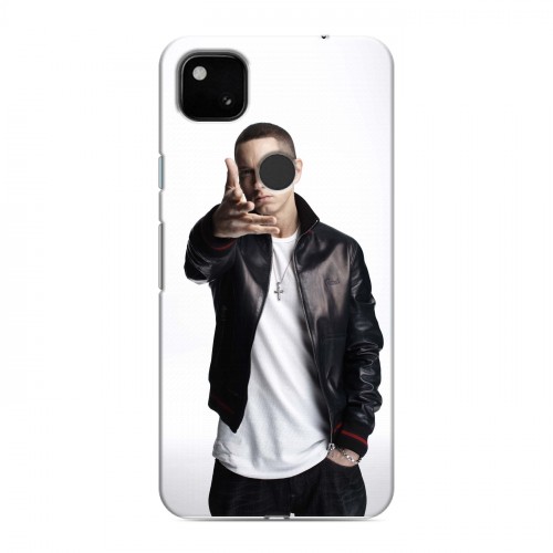 Дизайнерский пластиковый чехол для Google Pixel 4a Eminem