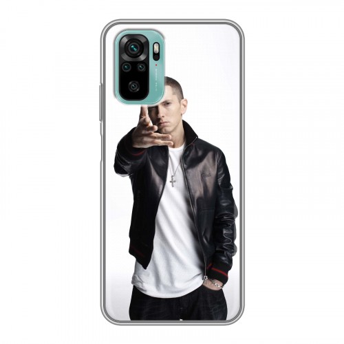 Дизайнерский силиконовый чехол для Xiaomi RedMi Note 10 Eminem