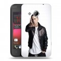 Дизайнерский пластиковый чехол для HTC Desire 200 Eminem