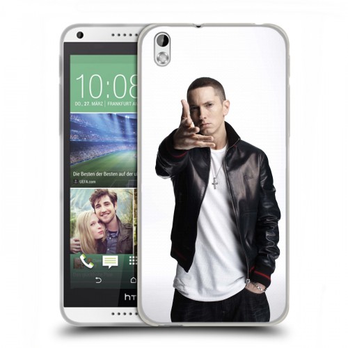 Дизайнерский пластиковый чехол для HTC Desire 816 Eminem