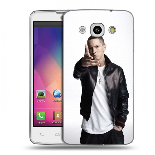 Дизайнерский пластиковый чехол для LG L60 Eminem