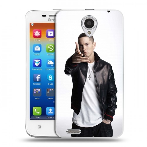 Дизайнерский пластиковый чехол для Lenovo S650 Ideaphone Eminem