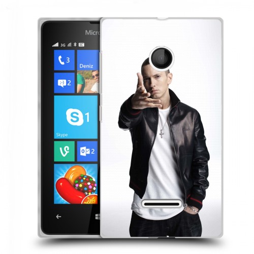 Дизайнерский пластиковый чехол для Microsoft Lumia 435 Eminem