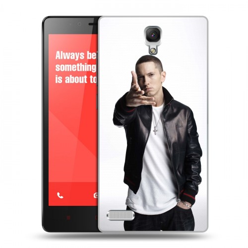 Дизайнерский силиконовый чехол для Xiaomi RedMi Note Eminem