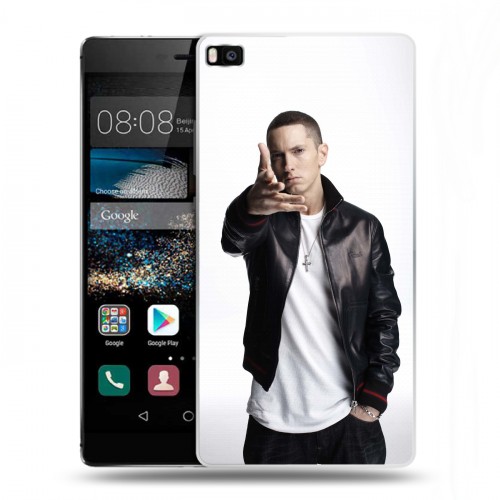 Дизайнерский пластиковый чехол для Huawei P8 Eminem