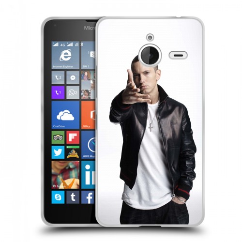 Дизайнерский пластиковый чехол для Microsoft Lumia 640 XL Eminem