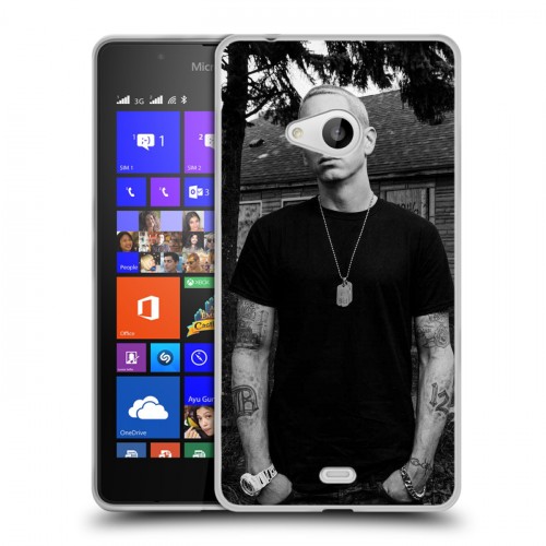 Дизайнерский пластиковый чехол для Microsoft Lumia 540 Eminem