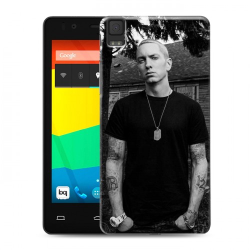 Дизайнерский силиконовый чехол для BQ Aquaris E4.5 Eminem