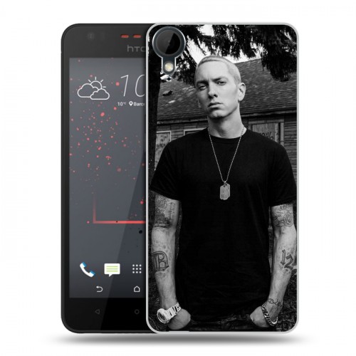 Дизайнерский пластиковый чехол для HTC Desire 825 Eminem