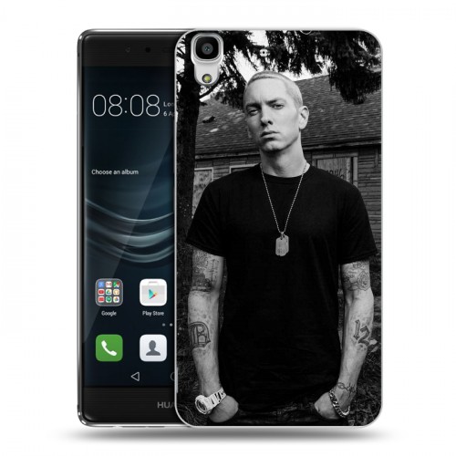 Дизайнерский пластиковый чехол для Huawei Y6II Eminem