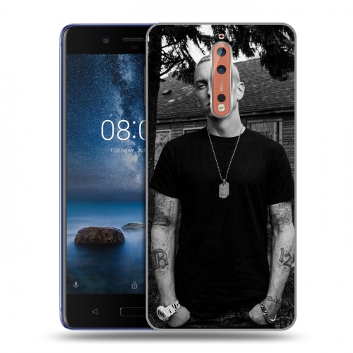 Дизайнерский пластиковый чехол для Nokia 8 Eminem